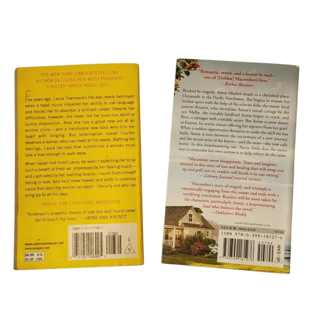 Romance Fiction Contemporary Book Bundle Mass Market Paperback